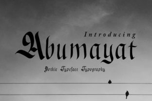 Abumayat Font Review for Dark Web Design