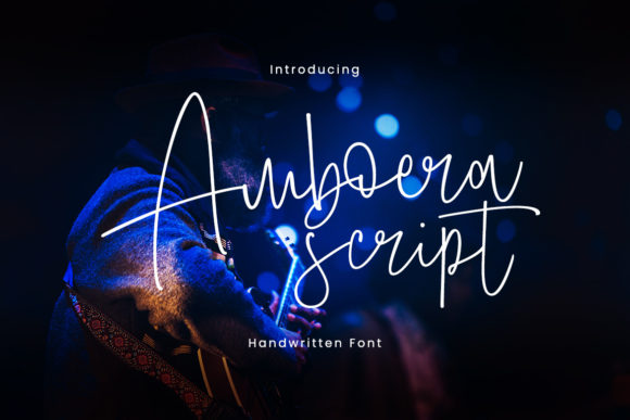 Amboera Script Font: Elevating Digital Brand Layouts