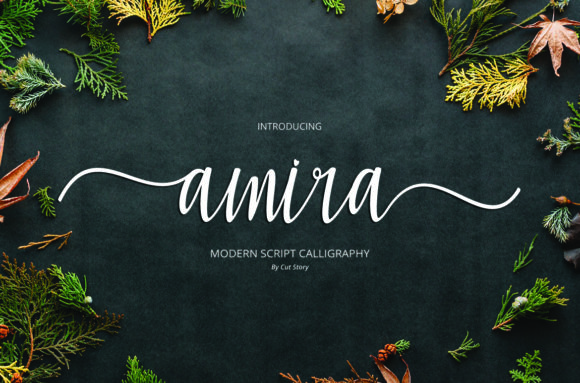 Amira Font: A Handwritten Typeface for Editorial Design