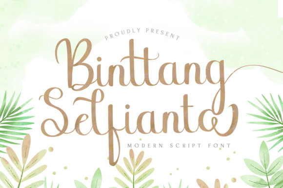 Binttang Selfianto Font: Elevate Handmade Products