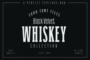 Black Velvet Font Review: Classic Serif Script Charm