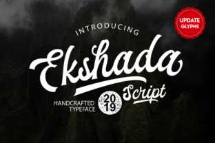 Ekshada Font Review: Vintage Script for Modern Branding
