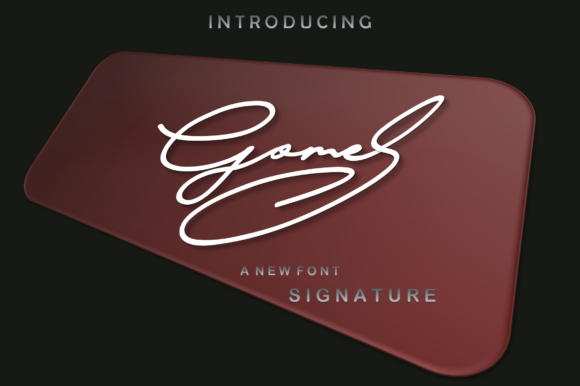 Gomes Font: A Friendly Handwritten Typeface for Branding