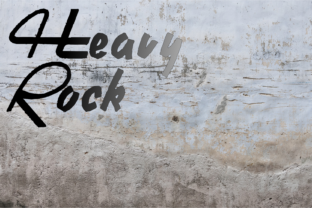 Heavy Rock Font: A Naive Script for Handmade Labels