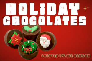 Holiday Chocolate Font: Festive Script for Crafts