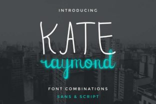 Kate Raymond Font: Modern Script for Crafters