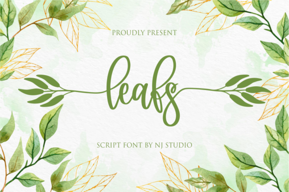 Leafs Font: Friendly Handwritten Type for Small Business Branding