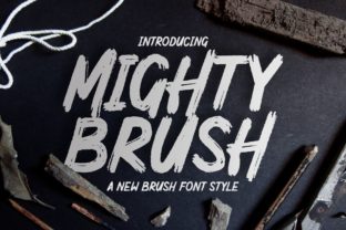 Mighty Brush Font: Adding Urban Edge to Editorial Design