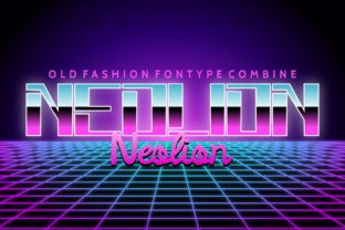 Neolion Duo Font: Retro-Futuristic Type for Makers