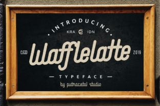 Waffle Latte Family: A Display Font for Campaigns