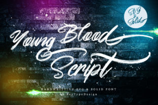 Young Blood Font: A Grunge Script for Bold Campaigns