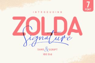 Zolda Font: A Handwritten Typeface for Modern Branding